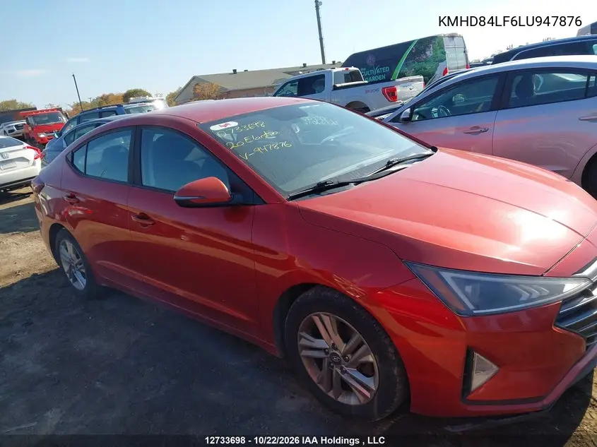2020 HYUNDAI ELANTRA VIN KMHD84LF6LU947876 — фото 13