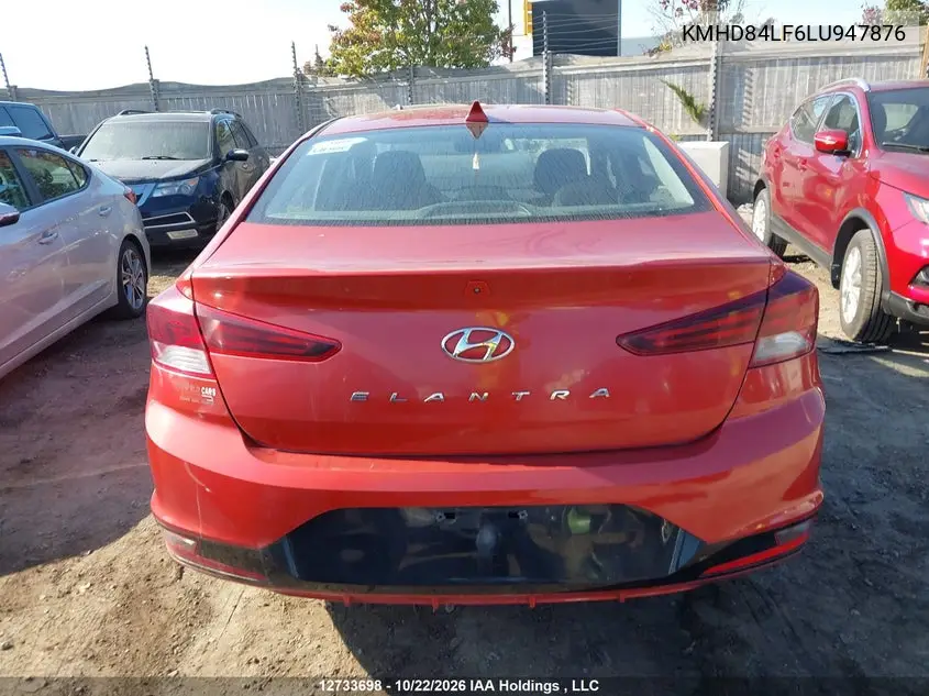2020 HYUNDAI ELANTRA VIN KMHD84LF6LU947876 — фото 16
