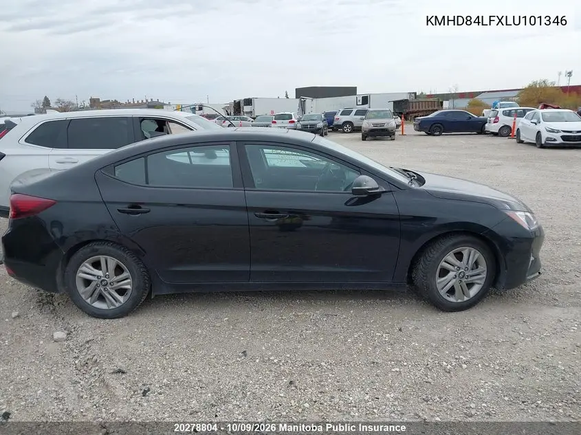 2020 HYUNDAI ELANTRA VIN KMHD84LFXLU101346 — фото 13