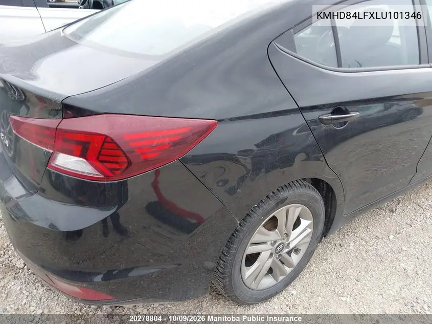 2020 HYUNDAI ELANTRA VIN KMHD84LFXLU101346 — фото 17