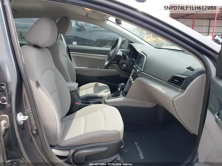 2020 HYUNDAI ELANTRA VIN 5NPD74LF1LH617953 — фото 5