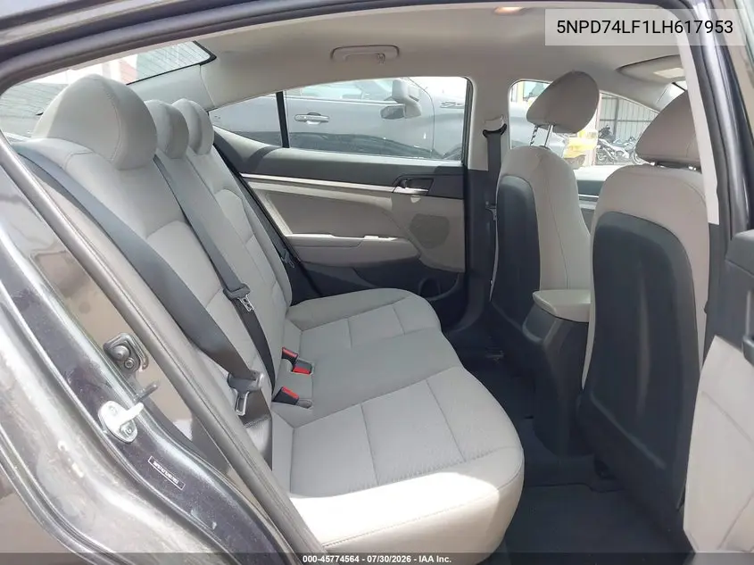 2020 HYUNDAI ELANTRA VIN 5NPD74LF1LH617953 — фото 8
