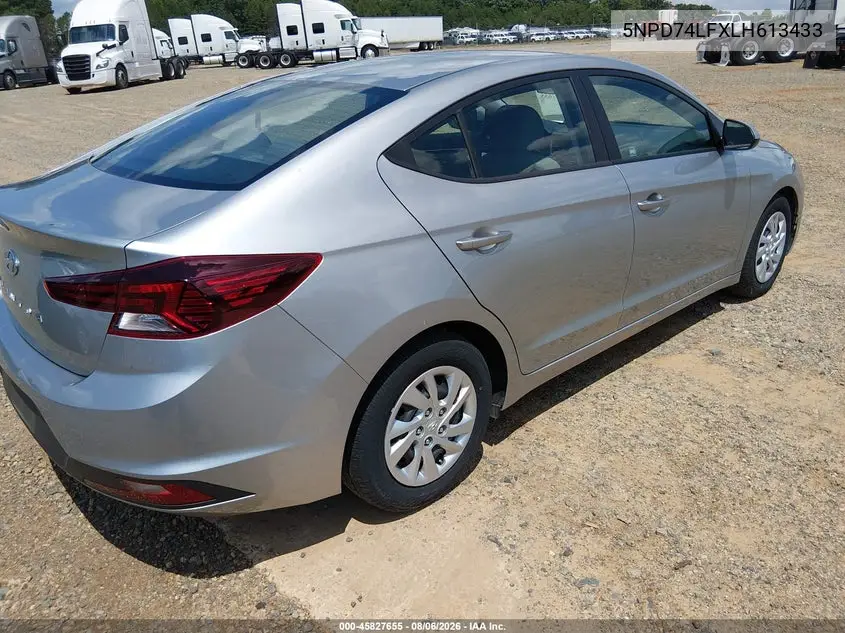 2020 HYUNDAI ELANTRA VIN 5NPD74LFXLH613433 — фото 4