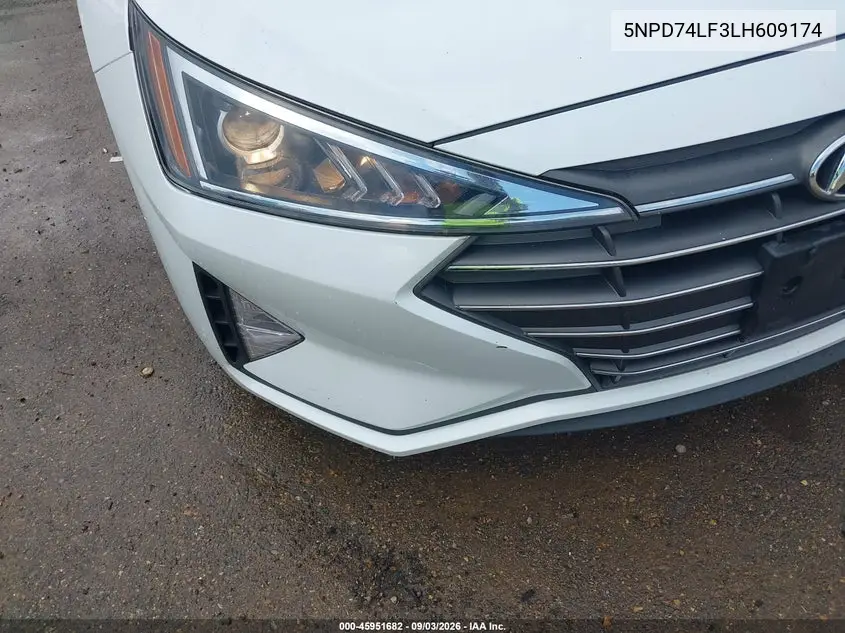2020 HYUNDAI ELANTRA VIN 5NPD74LF3LH609174 — фото 12