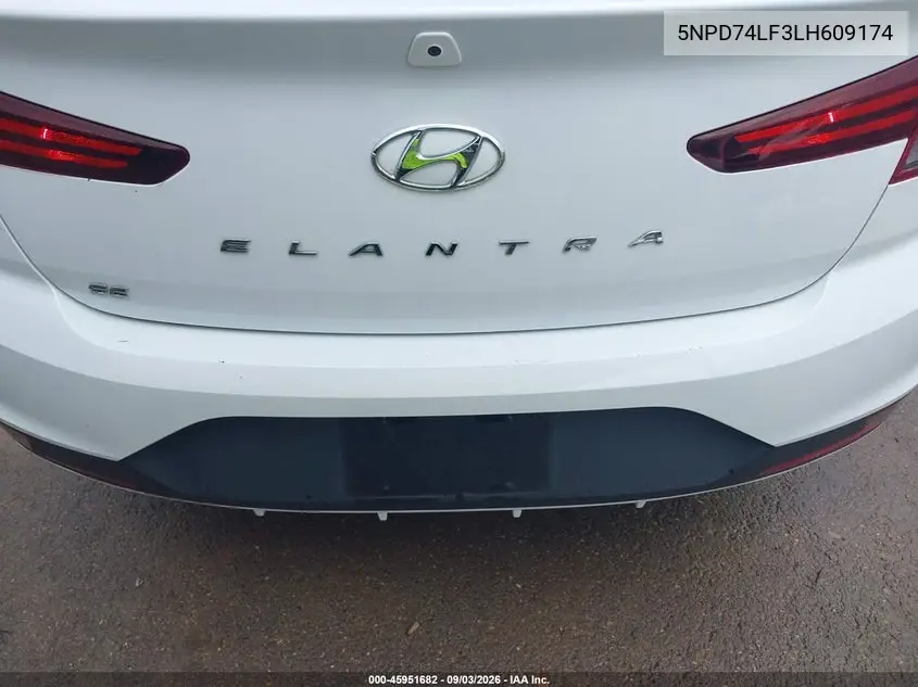 2020 HYUNDAI ELANTRA VIN 5NPD74LF3LH609174 — фото 14