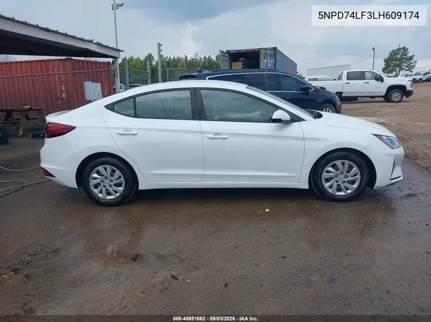 2020 HYUNDAI ELANTRA VIN 5NPD74LF3LH609174 — фото 16
