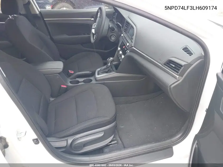 2020 HYUNDAI ELANTRA VIN 5NPD74LF3LH609174 — фото 5