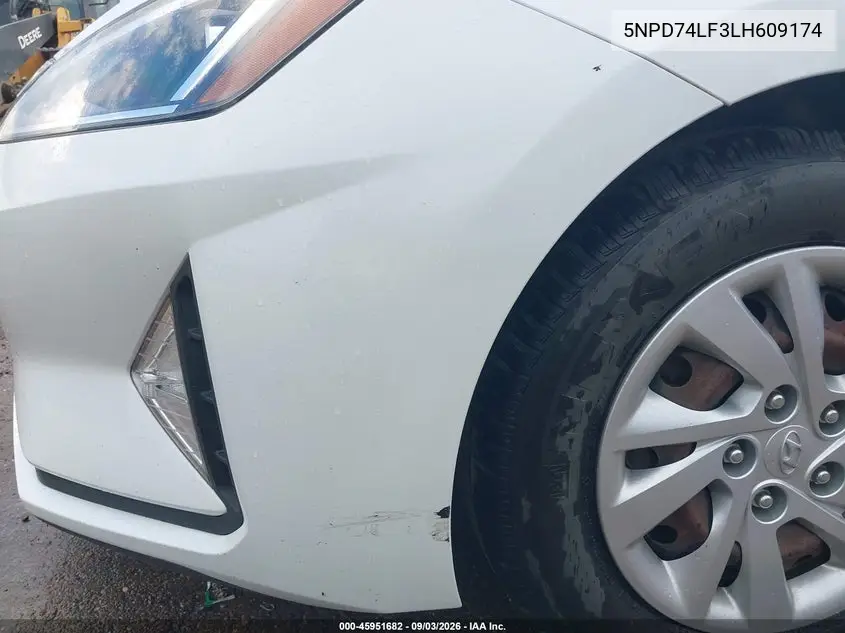 2020 HYUNDAI ELANTRA VIN 5NPD74LF3LH609174 — фото 6