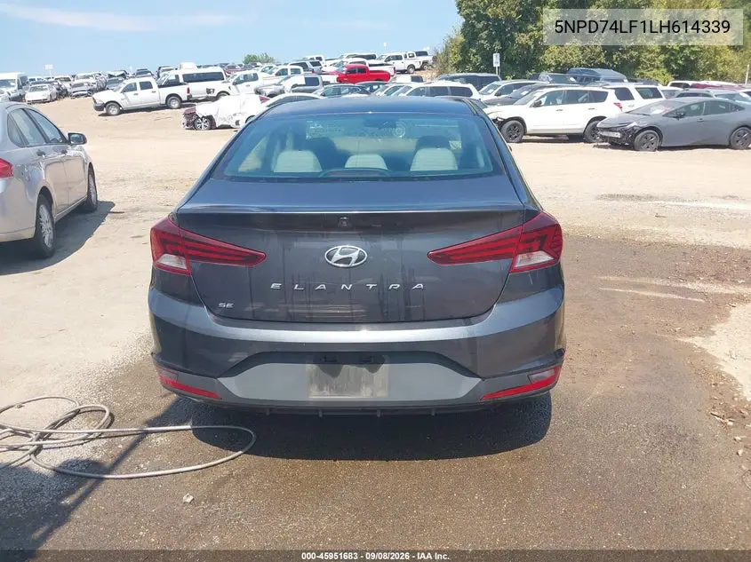 2020 HYUNDAI ELANTRA VIN 5NPD74LF1LH614339 — фото 16
