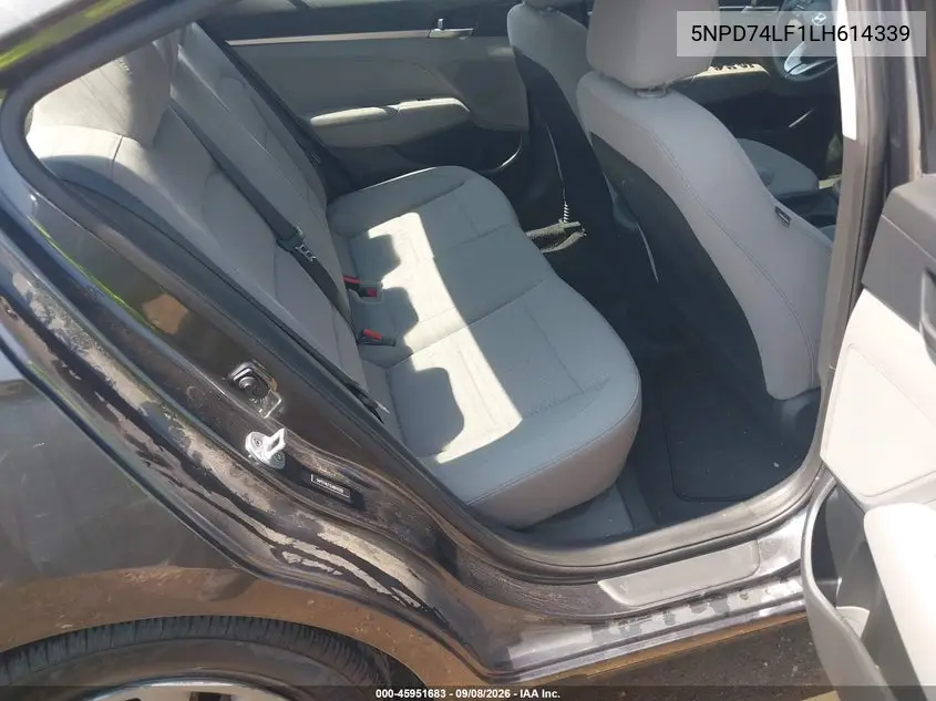2020 HYUNDAI ELANTRA VIN 5NPD74LF1LH614339 — фото 8