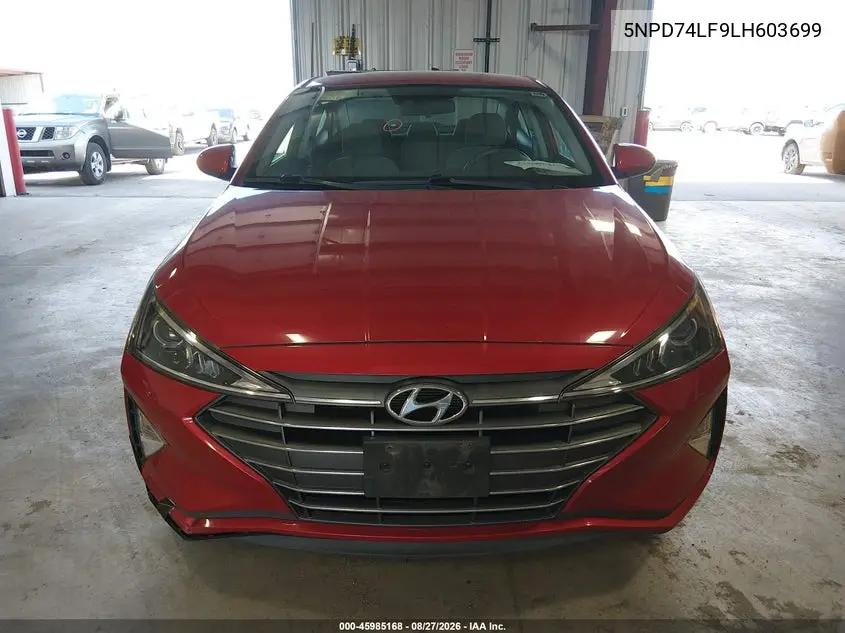 2020 HYUNDAI ELANTRA VIN 5NPD74LF9LH603699 — фото 11