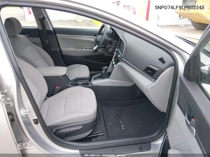 2020 HYUNDAI ELANTRA VIN 5NPD74LF9LH602245 — фото 5