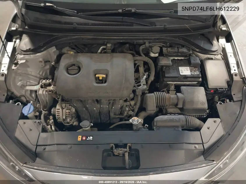 2020 HYUNDAI ELANTRA VIN 5NPD74LF6LH612229 — фото 10