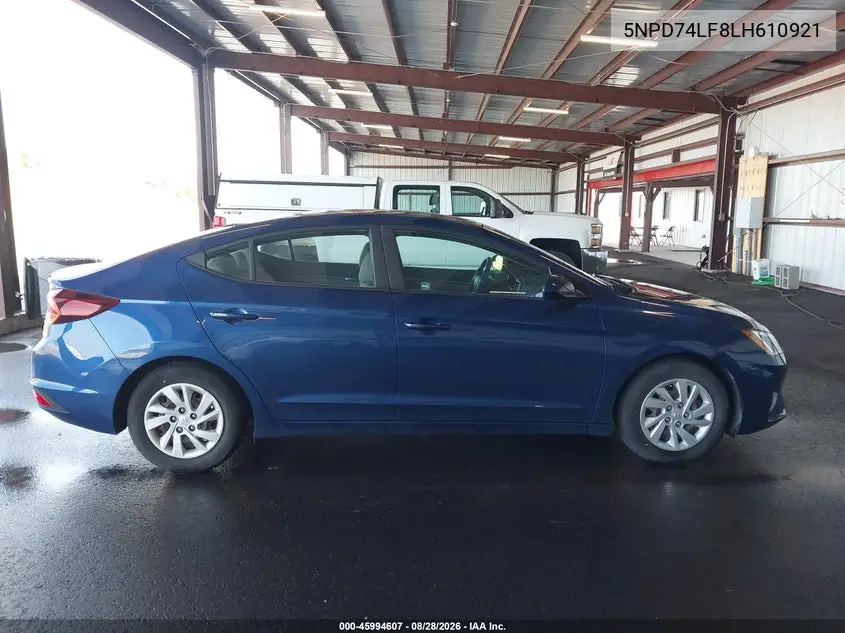 2020 HYUNDAI ELANTRA VIN 5NPD74LF8LH610921 — фото 18