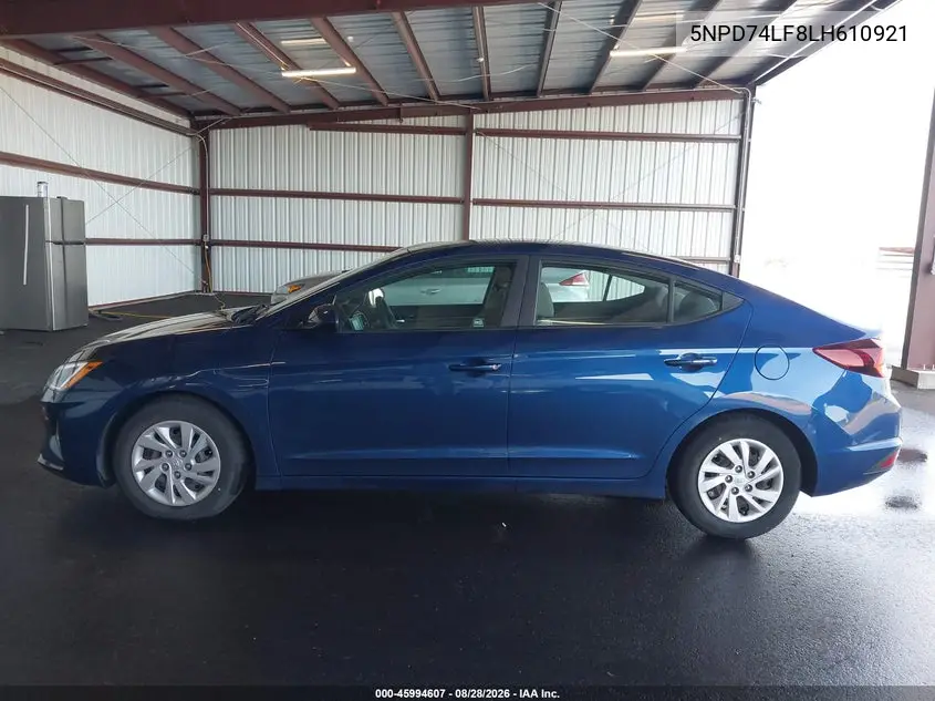 2020 HYUNDAI ELANTRA VIN 5NPD74LF8LH610921 — фото 19