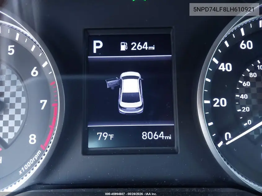 2020 HYUNDAI ELANTRA VIN 5NPD74LF8LH610921 — фото 20