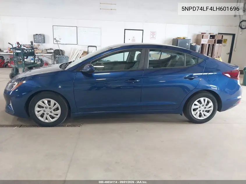 2020 HYUNDAI ELANTRA VIN 5NPD74LF4LH601696 — фото 18