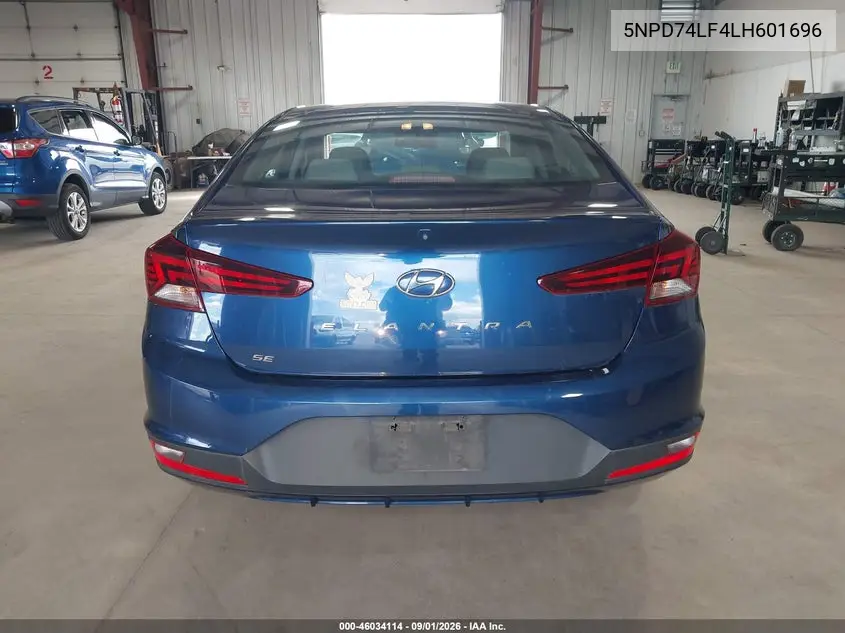 2020 HYUNDAI ELANTRA VIN 5NPD74LF4LH601696 — фото 20