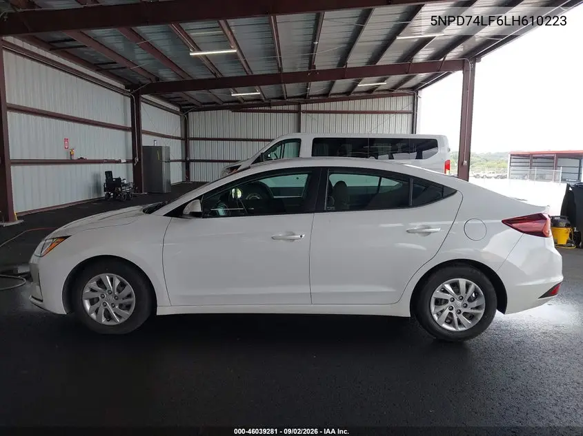 2020 HYUNDAI ELANTRA VIN 5NPD74LF6LH610223 — фото 19
