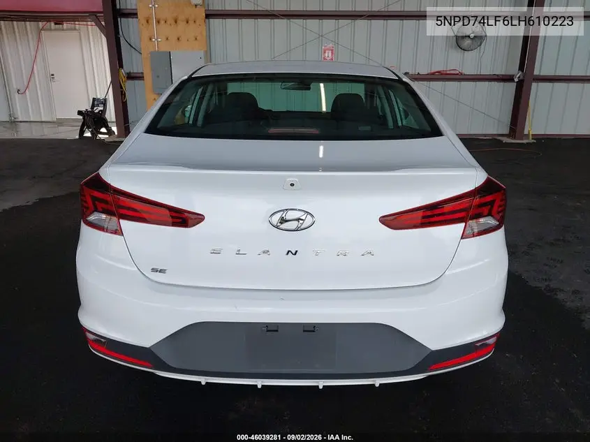 2020 HYUNDAI ELANTRA VIN 5NPD74LF6LH610223 — фото 21