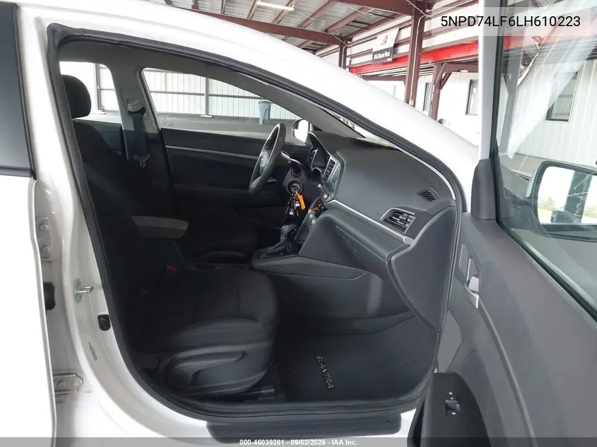 2020 HYUNDAI ELANTRA VIN 5NPD74LF6LH610223 — фото 5
