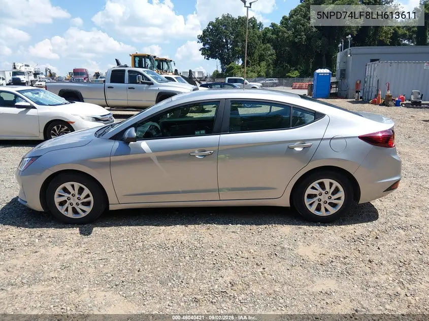 2020 HYUNDAI ELANTRA VIN 5NPD74LF8LH613611 — фото 16