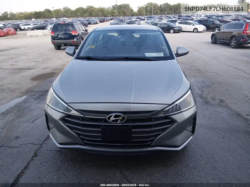 2020 HYUNDAI ELANTRA VIN 5NPD74LF7LH608884 — фото 14
