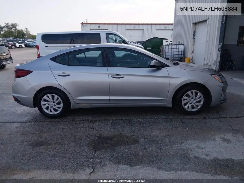 2020 HYUNDAI ELANTRA VIN 5NPD74LF7LH608884 — фото 15