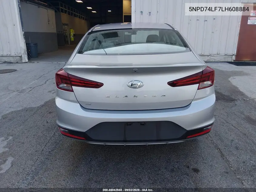 2020 HYUNDAI ELANTRA VIN 5NPD74LF7LH608884 — фото 18