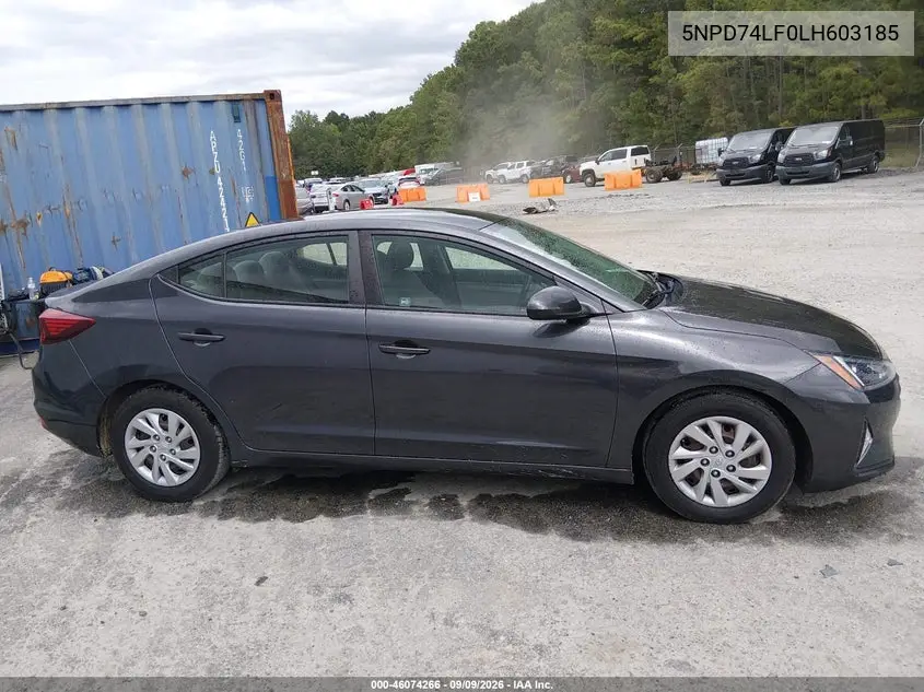 2020 HYUNDAI ELANTRA VIN 5NPD74LF0LH603185 — фото 18