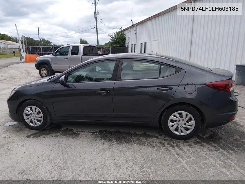 2020 HYUNDAI ELANTRA VIN 5NPD74LF0LH603185 — фото 19