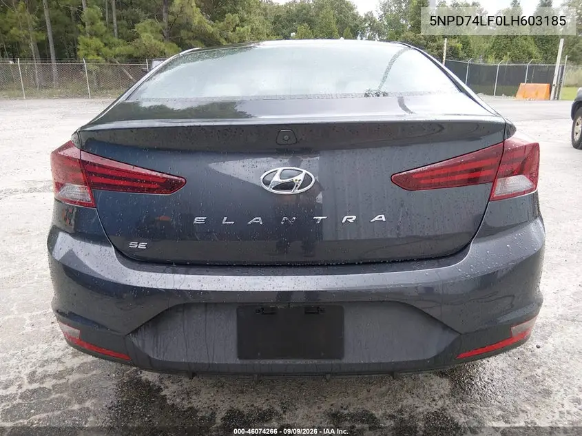 2020 HYUNDAI ELANTRA VIN 5NPD74LF0LH603185 — фото 21