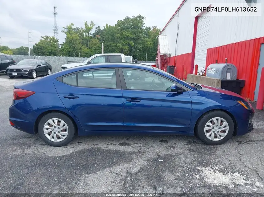 2020 HYUNDAI ELANTRA VIN 5NPD74LF0LH613652 — фото 13
