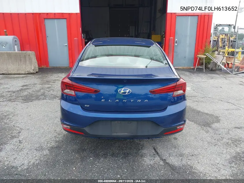 2020 HYUNDAI ELANTRA VIN 5NPD74LF0LH613652 — фото 16
