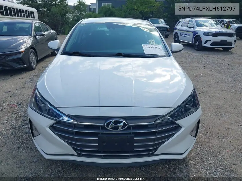 2020 HYUNDAI ELANTRA VIN 5NPD74LFXLH612797 — фото 12