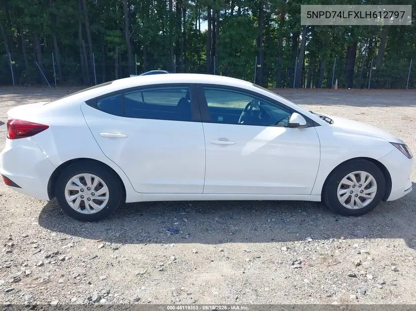 2020 HYUNDAI ELANTRA VIN 5NPD74LFXLH612797 — фото 13