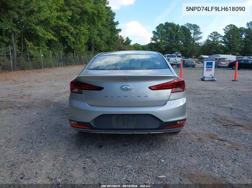 2020 HYUNDAI ELANTRA VIN 5NPD74LF9LH618090 — фото 16