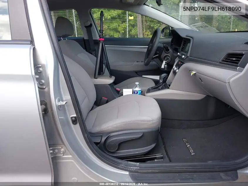 2020 HYUNDAI ELANTRA VIN 5NPD74LF9LH618090 — фото 5