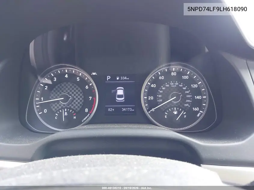 2020 HYUNDAI ELANTRA VIN 5NPD74LF9LH618090 — фото 7