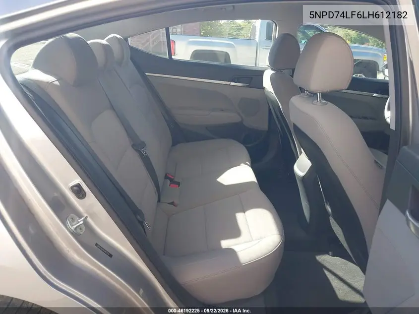 2020 HYUNDAI ELANTRA VIN 5NPD74LF6LH612182 — фото 8