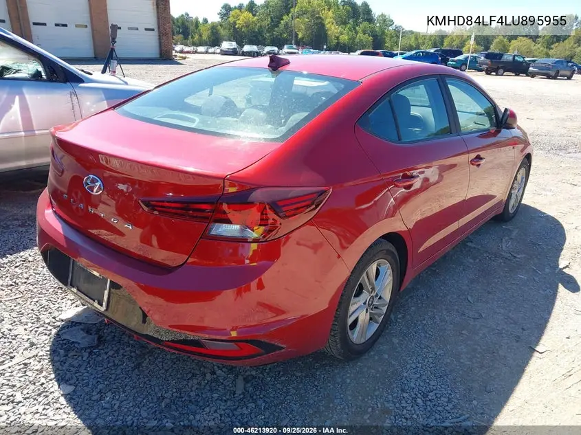 2020 HYUNDAI ELANTRA VIN KMHD84LF4LU895955 — фото 4