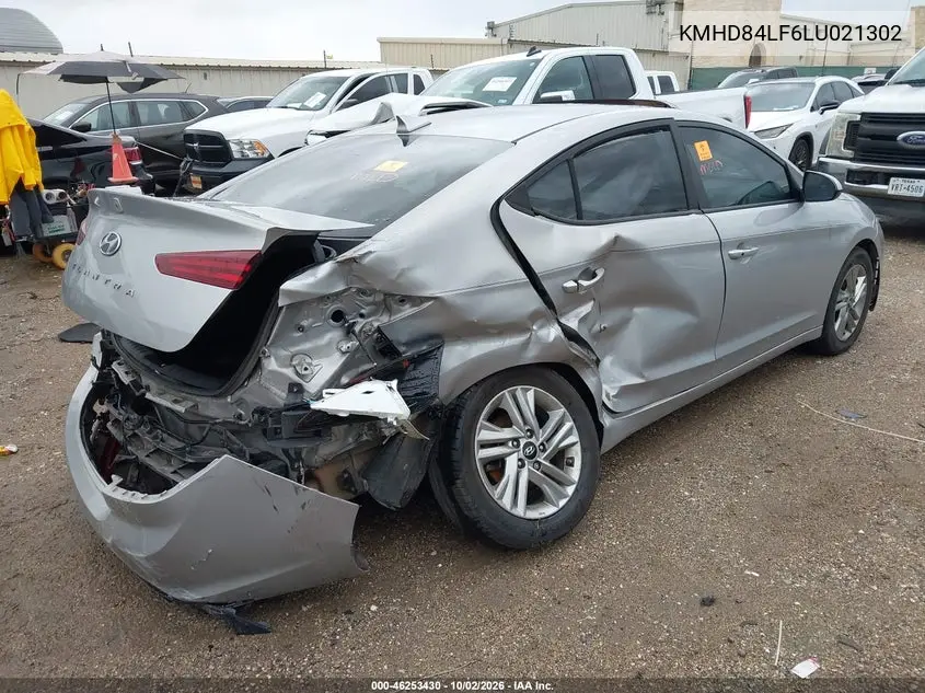 2020 HYUNDAI ELANTRA VIN KMHD84LF6LU021302 — фото 4