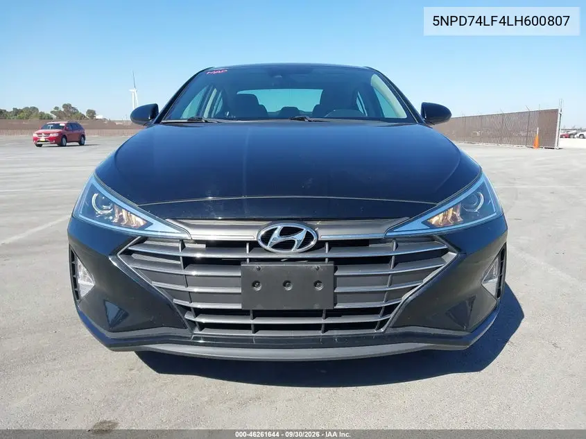 2020 HYUNDAI ELANTRA VIN 5NPD74LF4LH600807 — фото 12
