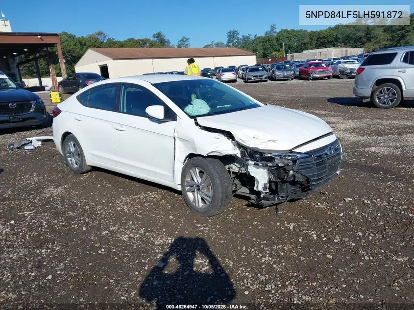 HYUNDAI ELANTRA 2020, VIN 5NPD84LF5LH591872