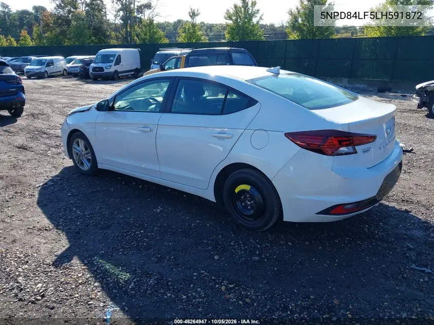 2020 HYUNDAI ELANTRA VIN 5NPD84LF5LH591872 — фото 3