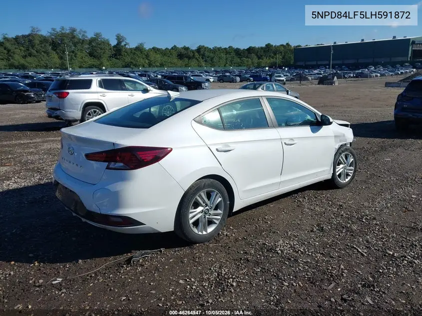 2020 HYUNDAI ELANTRA VIN 5NPD84LF5LH591872 — фото 4