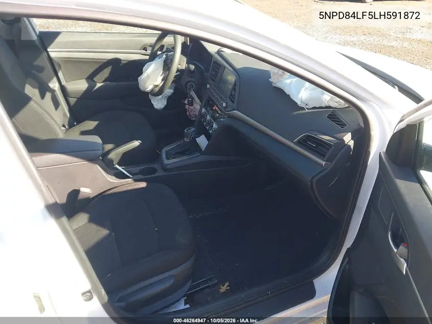 2020 HYUNDAI ELANTRA VIN 5NPD84LF5LH591872 — фото 5