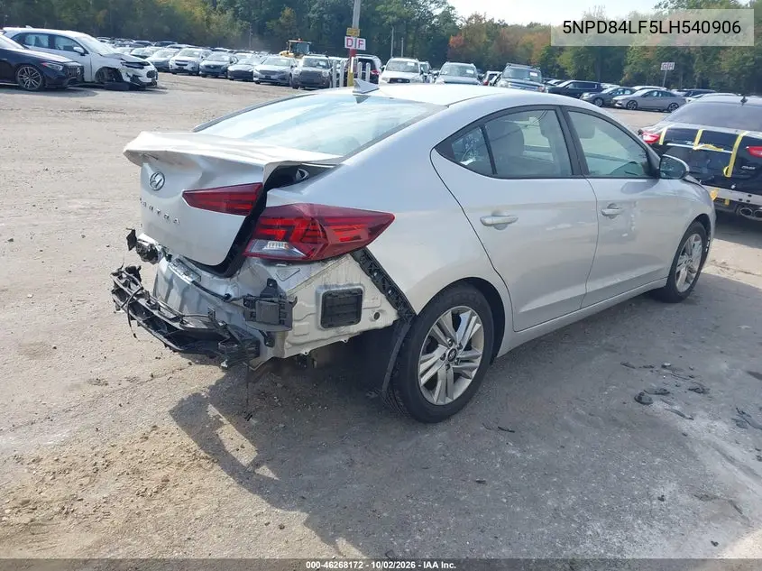 2020 HYUNDAI ELANTRA VIN 5NPD84LF5LH540906 — фото 4