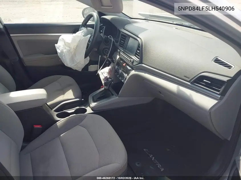 2020 HYUNDAI ELANTRA VIN 5NPD84LF5LH540906 — фото 5