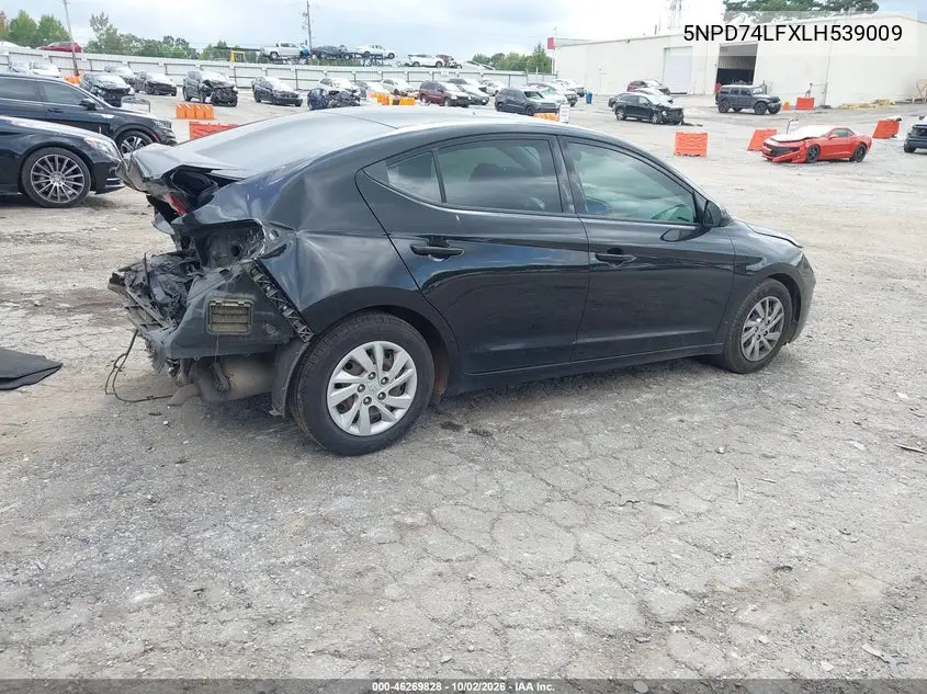 2020 HYUNDAI ELANTRA VIN 5NPD74LFXLH539009 — фото 4